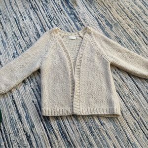 Cream Knit Cardigan